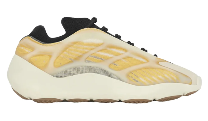 adidas Yeezy 700 V3 Lace-Up Sneakers | Yellow/Cream