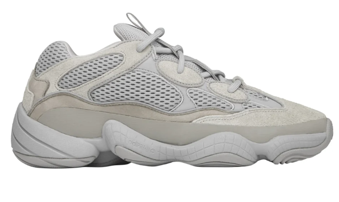 adidas Yeezy 500 Lace-Up Sneakers | Light Gray