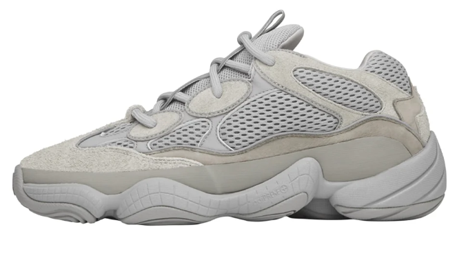 adidas Yeezy 500 Lace-Up Sneakers | Light Gray