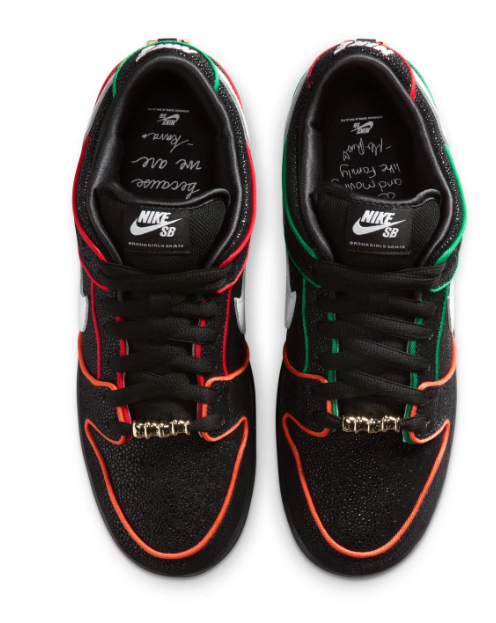 Nike SB Dunk Low Pro QS – Black/White/Challenge Red