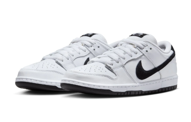 Nike SB Dunk Low Pro – White/Black/White