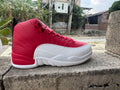 Air Jordan 12 Retro High-Top Sneakers – Red/White